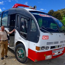 Our public bus from Popayan to San Andrés de Pisambalá - Tierradentro
